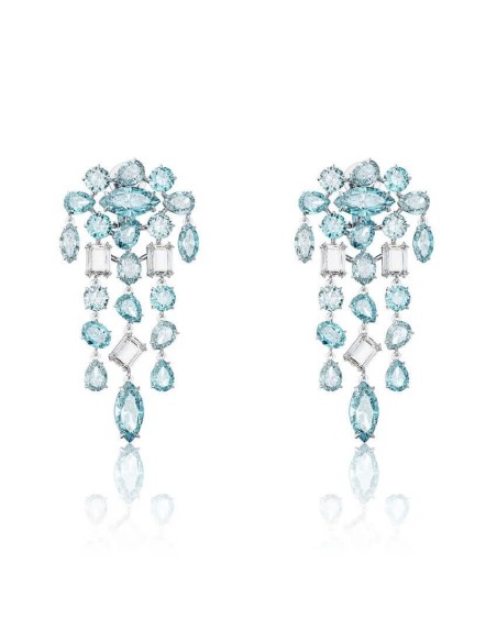 Swarovski Gema chandelier earrings with blue crystals 5666015