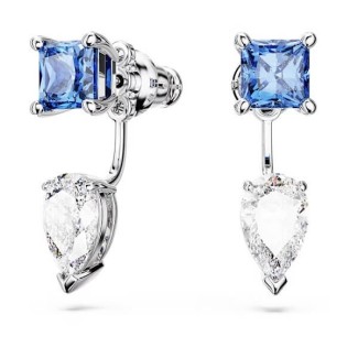 Swarovski Mesmera jacket blue and white earrings - 5665767