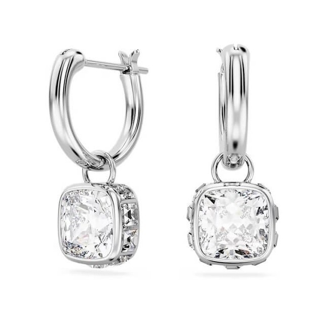 Swarovski Stilla quadratische Ohrringe mit Kristallanhänger 5662919