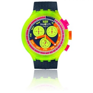 Swatch Neon to the max Grand Prix watch - SB06J100