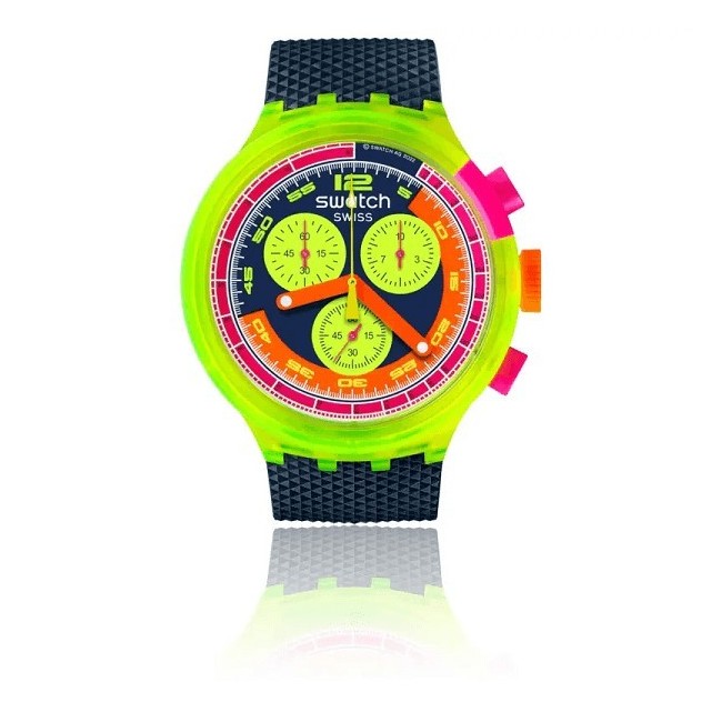 Orologio Swatch Neon to the max Grand Prix - SB06J100