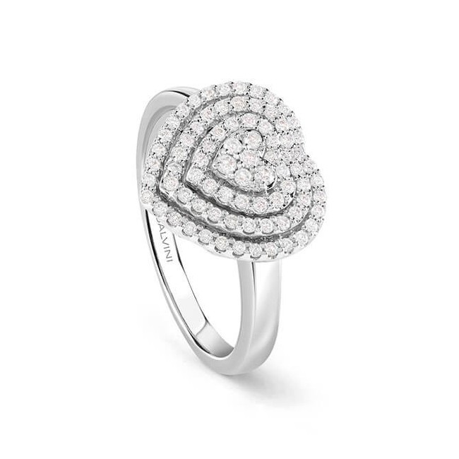 Anello Salvini Bagliori Cuore medio con Diamanti - 20091613