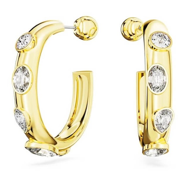 Goldene Dextera-Creolen von Swarovski – 5663261