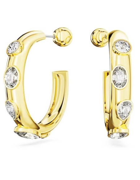 Orecchini Swarovski a cerchio Dextera dorati - 5663261