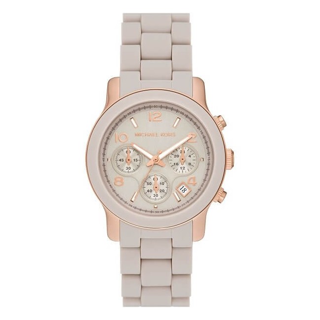 Michael Kors Runway roséfarbene Chrono-Damenuhr – MK7386