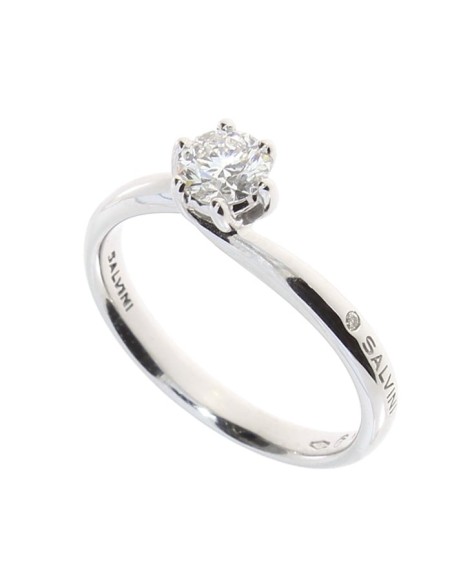 Salvini Lavinia Solitaire ring with diamond 0.16ct 20082756