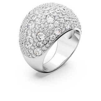 Swarovski Cocktail Luna Ring mit weißem Band 5677133