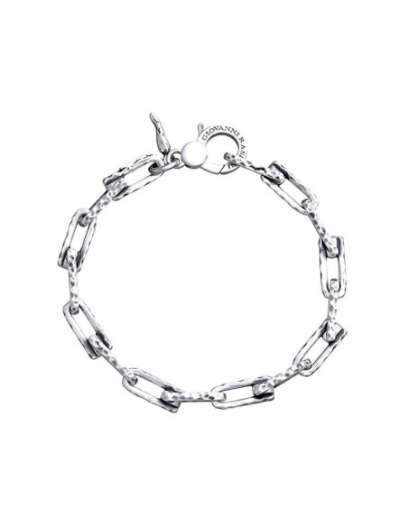 Giovanni Raspini Dylan Herrenarmband aus gehämmertem Silber GR11658/L