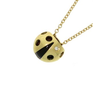 Collana Salvini Coccinelle con diamanti ed occhio di tigre - 20035565