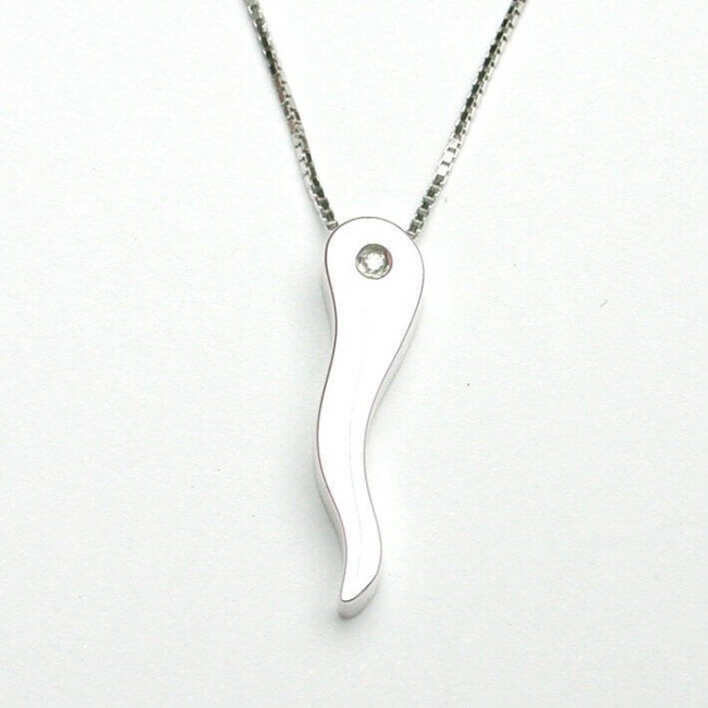 Salvini Corno Pegaso necklace with diamond - 20016505