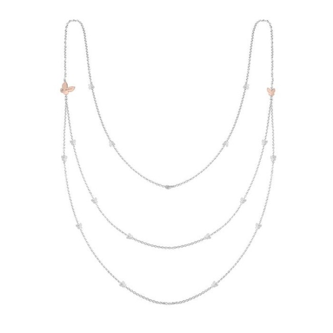 Salvini Minimal Sautoir Halskette aus Gold mit Diamanten – 20063711