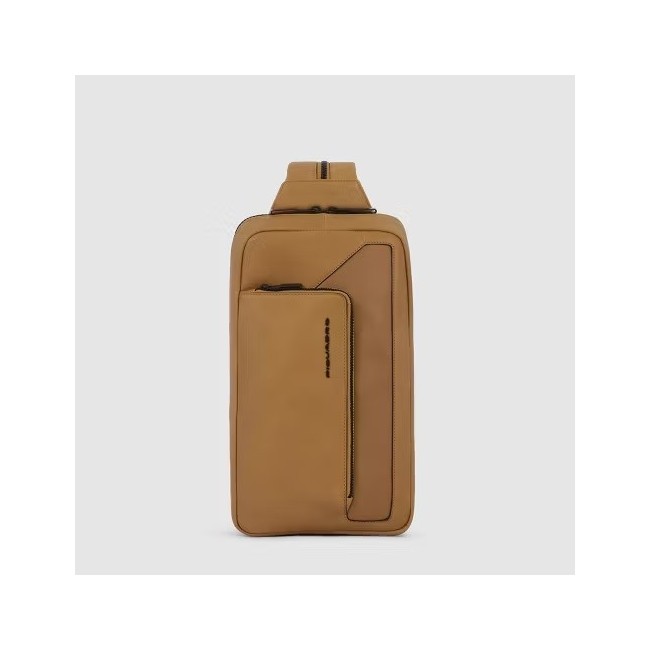 Piquadro yellow leather one-shoulder backpack - CA6205W119/G