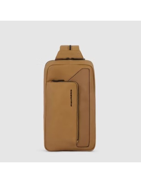 Piquadro One-Shoulder-Rucksack aus gelbem Leder – CA6205W119/G