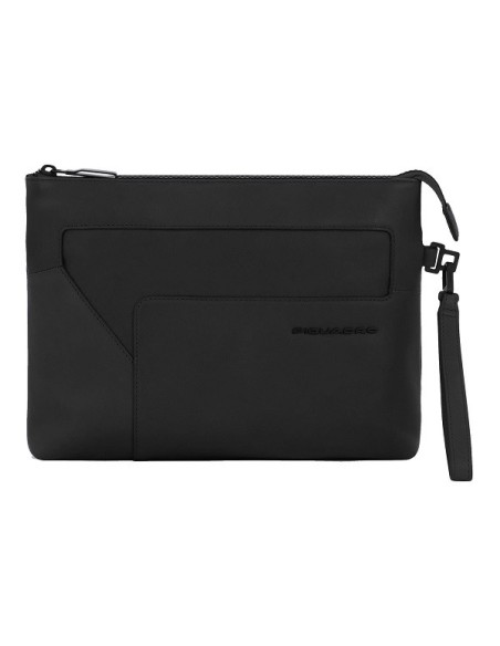 Pochette Piquadro Aye nero in pelle - AC6169W119R/N