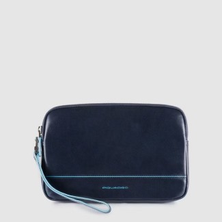 Piquadro Blue Square Herren-Clutch aus blauem Leder – AC3944B2/BLU2