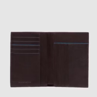 Piquadro vertical wallet B2 Revamp mahogany PU1393B2VR/MO