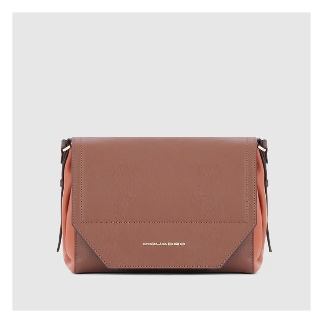 Borsa tracolla in pelle Piquadro Circle marrone - CA6215W92/MAR