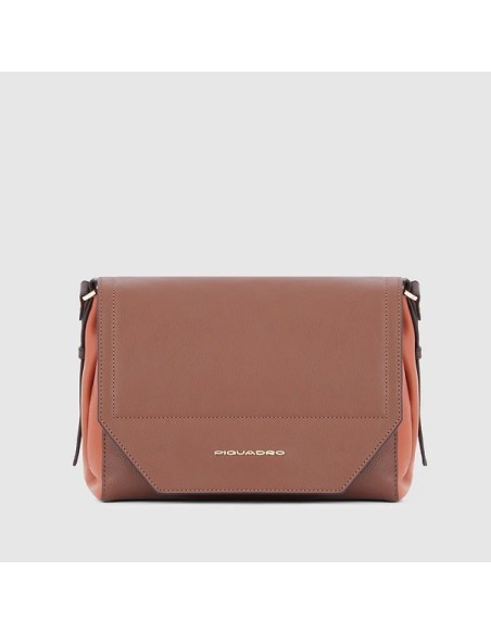 Brown Piquadro Circle leather shoulder bag - CA6215W92/MAR