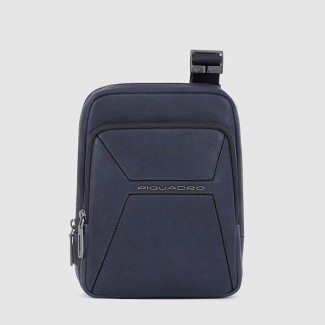 Borsello in pelle Piquadro Rhino blu - CA3084W118/BLU