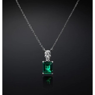 Collana Chiara Ferragni Emerald pendente verde J19AWJ03