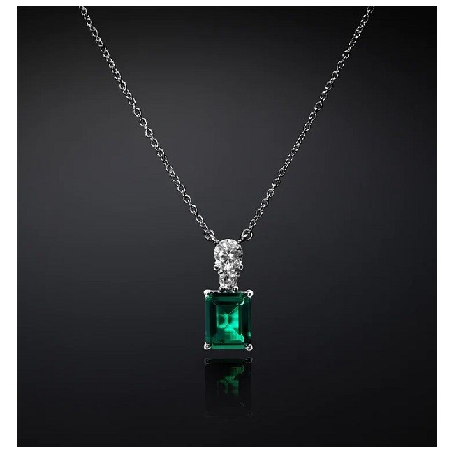 Collana Chiara Ferragni Emerald pendente verde J19AWJ03