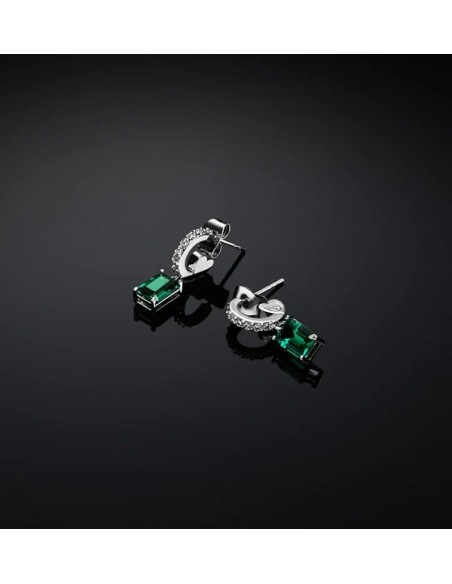 Orecchini Chiara Ferragni Emerald cerchio pendente verde J19AWJ16