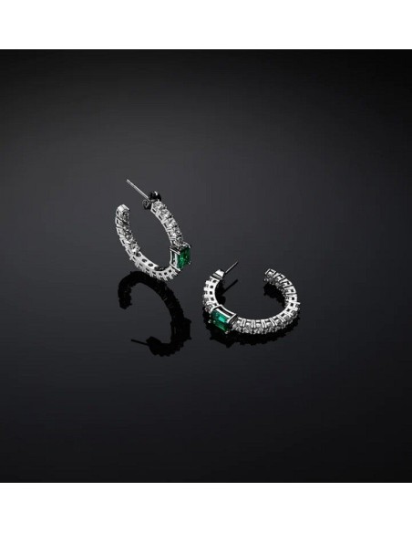 Orecchini Chiara Ferragni Emerald cerchio verde J19AWJ14