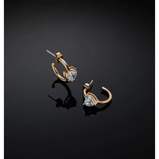 Chiara Ferragni First Love goldene Kreis- und Herzohrringe J19AWJ09
