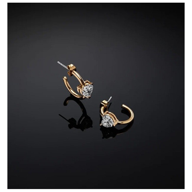Chiara Ferragni First Love goldene Kreis- und Herzohrringe J19AWJ09