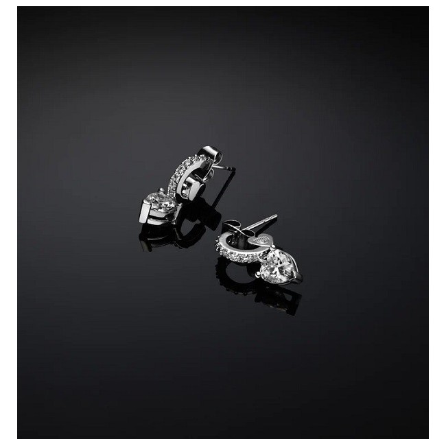 Chiara Ferragni First Love circle heart pendant earrings J19AWJ11