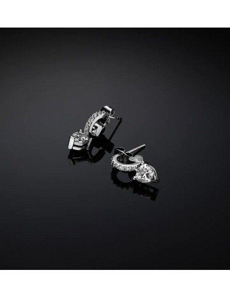 Chiara Ferragni First Love Kreis-Herz-Anhänger-Ohrringe J19AWJ11