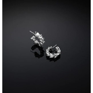 Chiara Ferragni Infinity Love earrings small circle hearts J19AWJ07