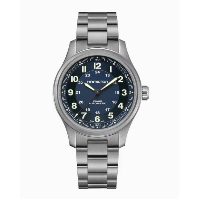 Orologio Hamilton Khaki Field Titanium Blu - H70205140