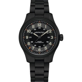 Orologio Hamilton Khaki Field Titanium Nero -  H70665130