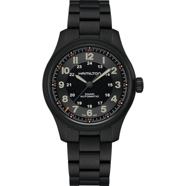 Orologio Hamilton Khaki Field Titanium Nero -  H70665130