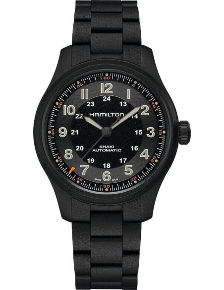 Orologio Hamilton Khaki Field Titanium Nero -  H70665130