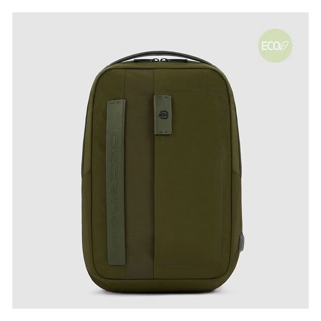 Piquadro Zaino tessuto verde x14 pollici CA6232P16S2/VE