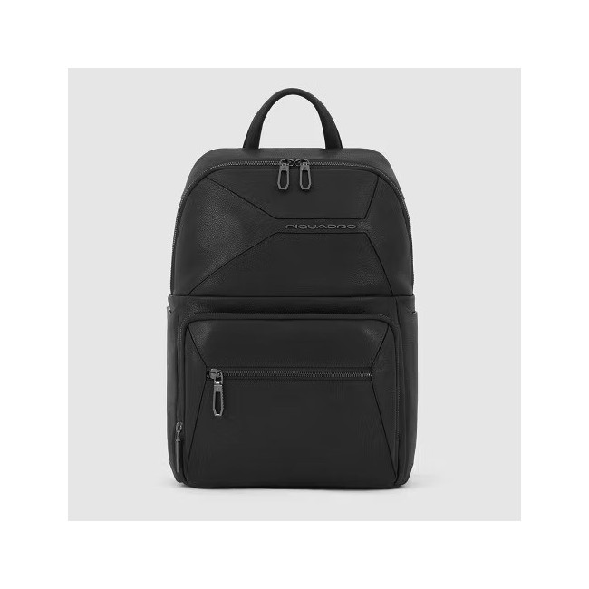 Piquadro Rhio black computer backpack - CA6248W118/N