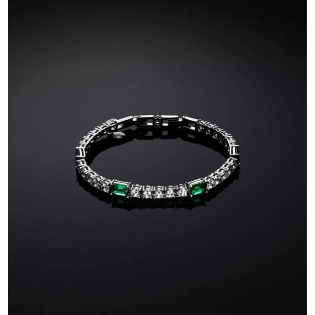 Bracciale tennis Chiara Ferragni Emerald verde J19AWJ04