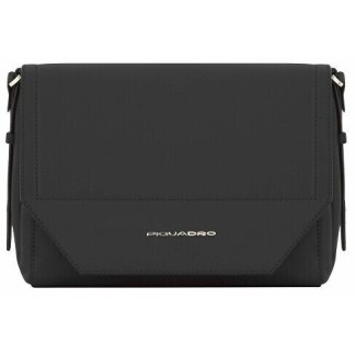 Piquadro Circle Leder-Umhängetasche schwarz - CA6215W92/N