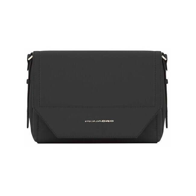 Piquadro Circle leather shoulder bag black - CA6215W92/N