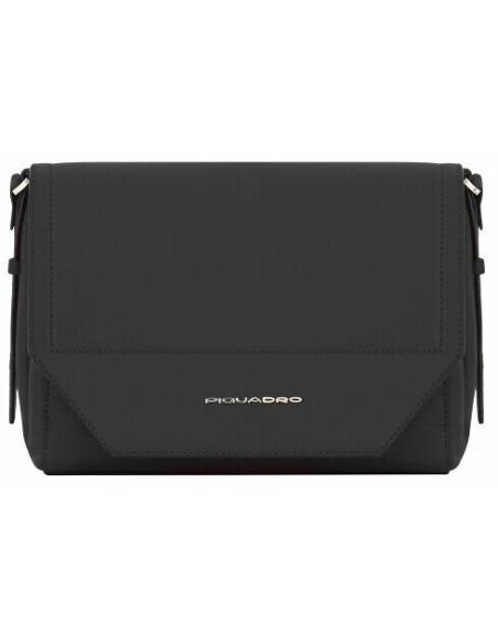 Piquadro Circle leather shoulder bag black - CA6215W92/N