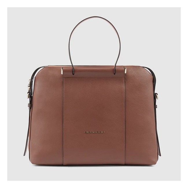 Cartella in pelle Piquadro Circle marrone - CA4577W92/MAR