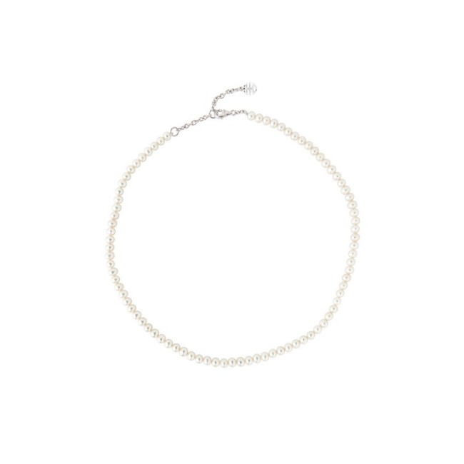 Collana Mimì elastica con perle Bianche- C0M028A1