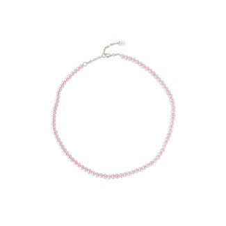 Elastische Mimì-Halskette mit lila Perlen – C0M028A3