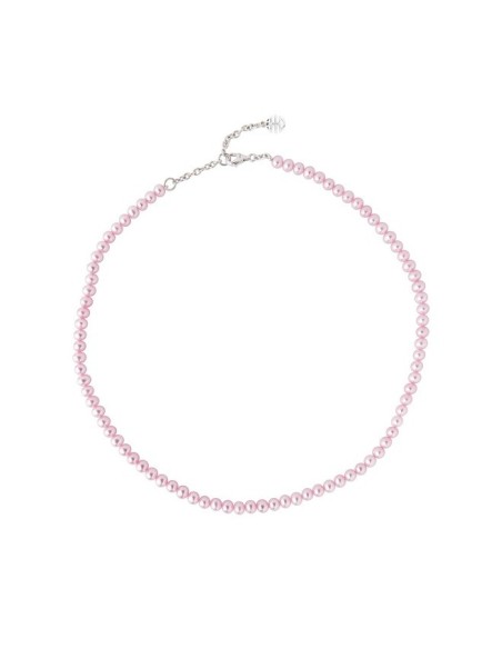 Collana Mimì elastica con perle Viola - C0M028A3