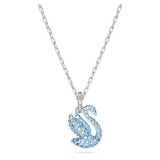 Collana Swarovski Iconic Swan con cigno blu - 5680422