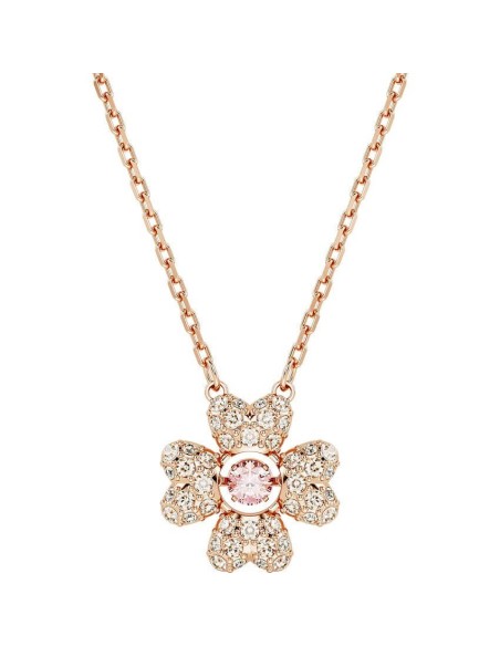 Swarovski Idyllia pink four-leaf clover necklace - 5674211