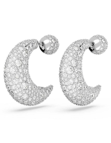Swarovski Luna earrings with crystals - 5666179