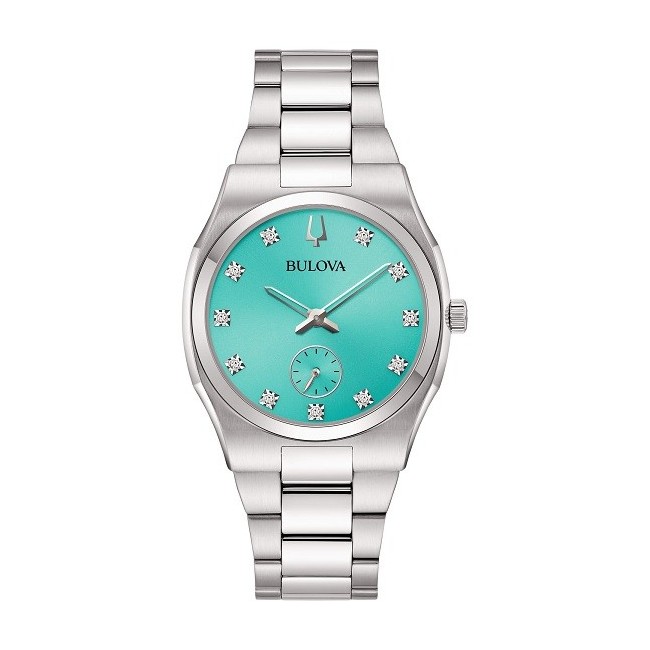 Orologio Bulova Surveyor turchese e diamanti - 96P243